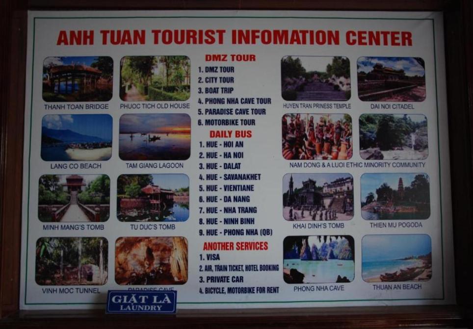 Anh Tuan Hotel Хюе Екстер'єр фото